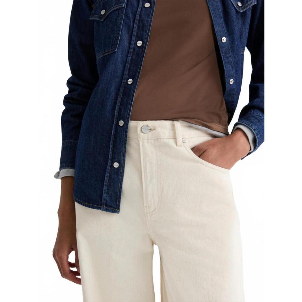 NEW TWP tiny dancer wide leg jeans in natural - Picture 6 of 7